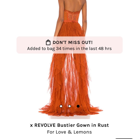 love and lemons bustier gown - Picture 3 of 5